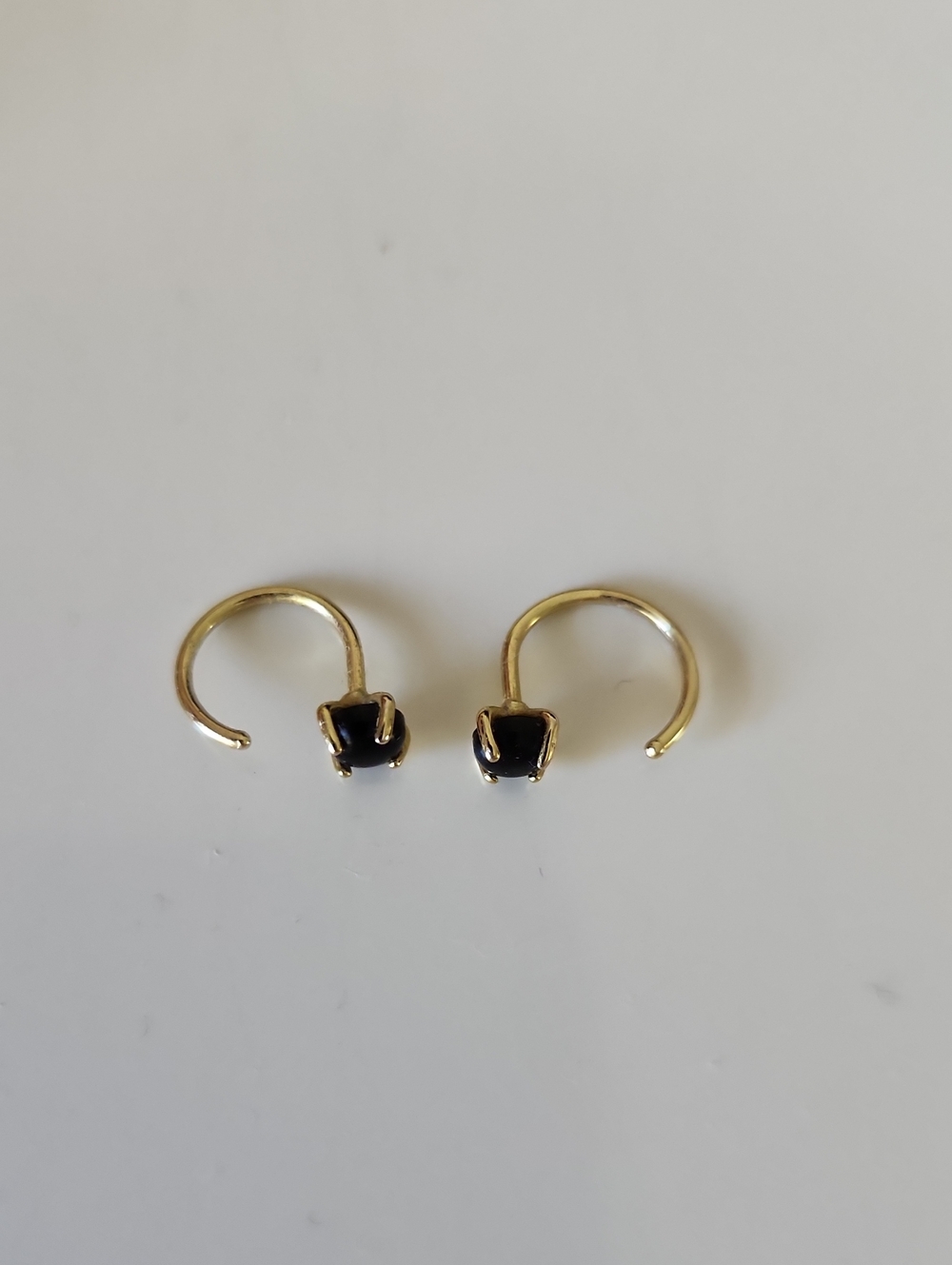 Jax Kelly Obsidian Huggie Earring - Women Jewelry